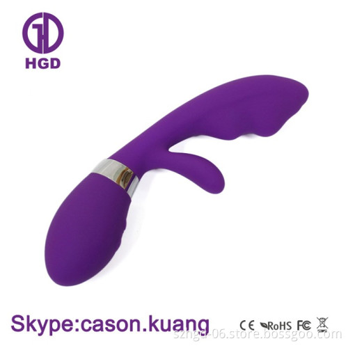 Rechargeable silicone g-spot massager vibrator urethra sex toy vibration for woman